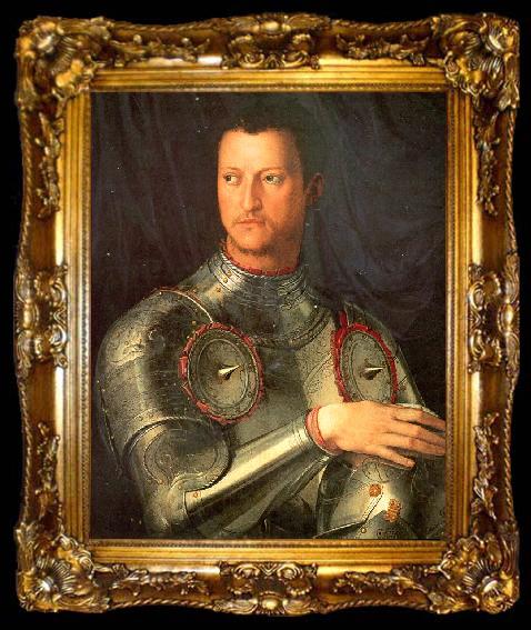 framed  Agnolo Bronzino Cosimo I de